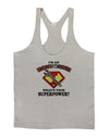 Ironworker - Superpower Mens String Tank Top-Men's String Tank Tops-LOBBO-Light-Gray-Small-Davson Sales