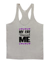 My Cat Rescued Me Mens String Tank Top-Men's String Tank Tops-LOBBO-Light-Gray-Small-Davson Sales