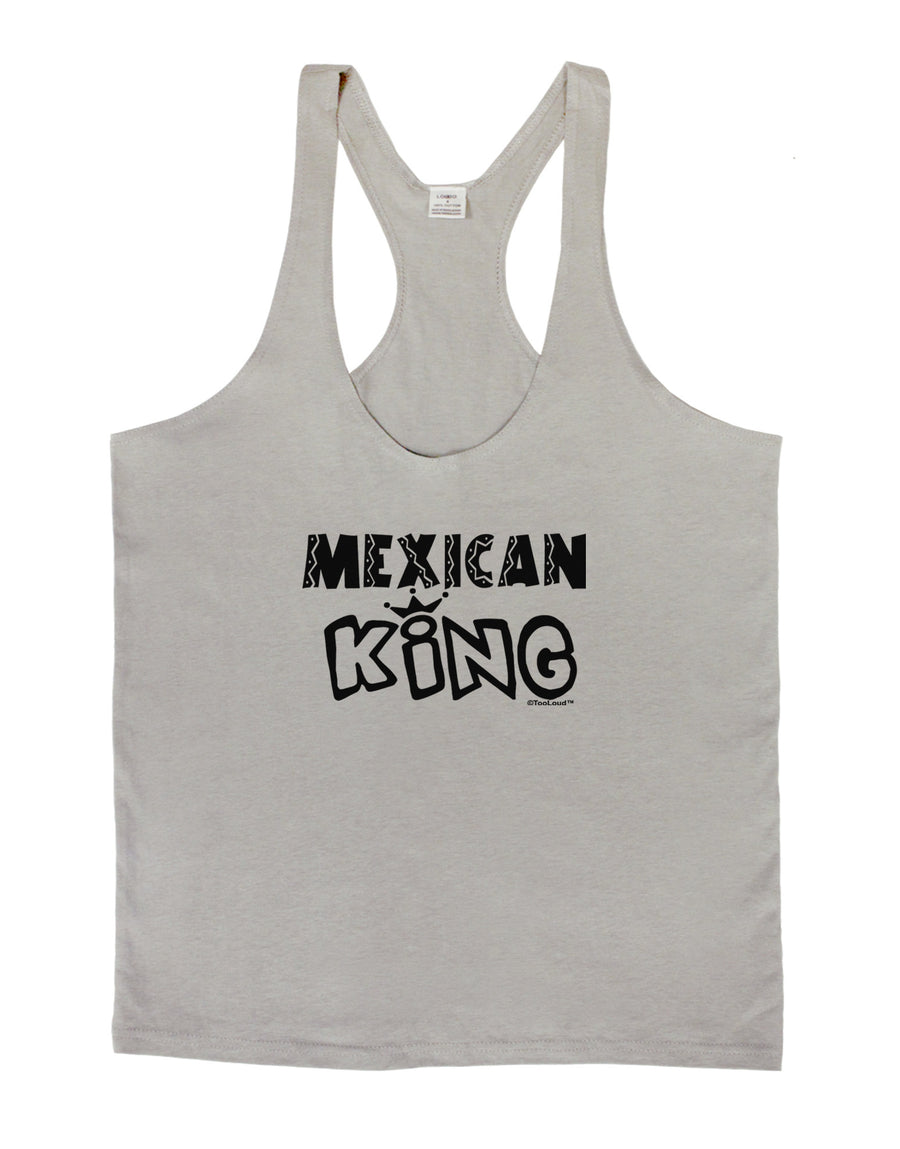 Mexican King - Cinco de Mayo Mens String Tank Top-Men's String Tank Tops-LOBBO-White-Small-Davson Sales