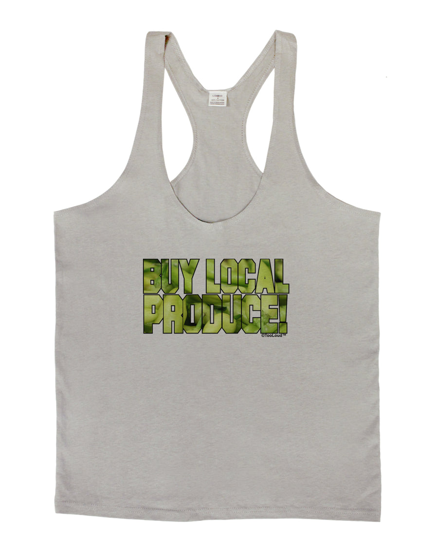 Buy Local - Jalapenos Text Mens String Tank Top-Men's String Tank Tops-LOBBO-White-Small-Davson Sales