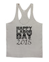 Happy Labor Day 2015 Mens String Tank Top-Men's String Tank Tops-LOBBO-Light-Gray-Small-Davson Sales