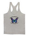 Autism Awareness - Puzzle Piece Butterfly Mens String Tank Top-Men's String Tank Tops-LOBBO-Light-Gray-Small-Davson Sales