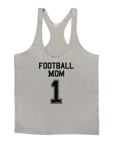 Football Mom Jersey Mens String Tank Top-Men's String Tank Tops-LOBBO-Light-Gray-Small-Davson Sales