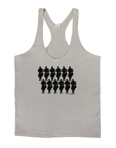 Twelve Drummers Drumming Mens String Tank Top-Men's String Tank Tops-LOBBO-Light-Gray-Small-Davson Sales