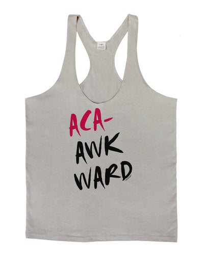 Aca-Awkward Mens String Tank Top-Men's String Tank Tops-LOBBO-Light-Gray-Small-Davson Sales