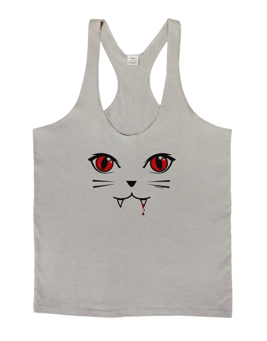 Vamp Kitty Mens String Tank Top-Men's String Tank Tops-LOBBO-White-Small-Davson Sales