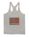 American Breakfast Flag - Bacon and Eggs - Mmmmerica Mens String Tank Top-Men's String Tank Tops-LOBBO-Light-Gray-Small-Davson Sales