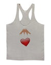 Heart on Puppet Strings Mens String Tank Top-Men's String Tank Tops-LOBBO-Light-Gray-Small-Davson Sales