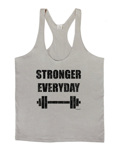 Stronger Everyday Gym Workout Mens String Tank Top-Men's String Tank Tops-LOBBO-Light-Gray-Small-Davson Sales