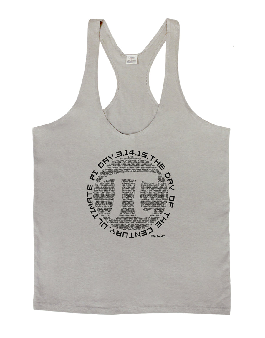 Ultimate Pi Day - Retro Computer Style Pi Circle Mens String Tank Top by TooLoud-LOBBO-White-Small-Davson Sales