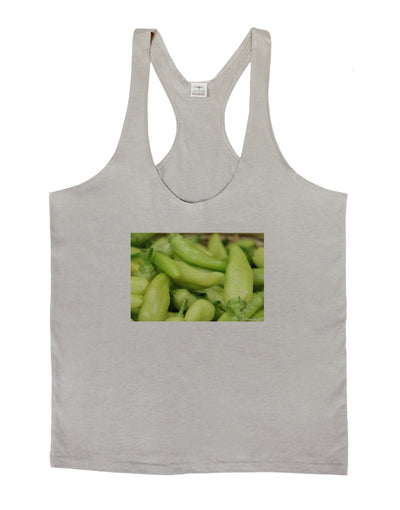 Buy Local - Jalapenos Mens String Tank Top-Men's String Tank Tops-LOBBO-Light-Gray-Small-Davson Sales