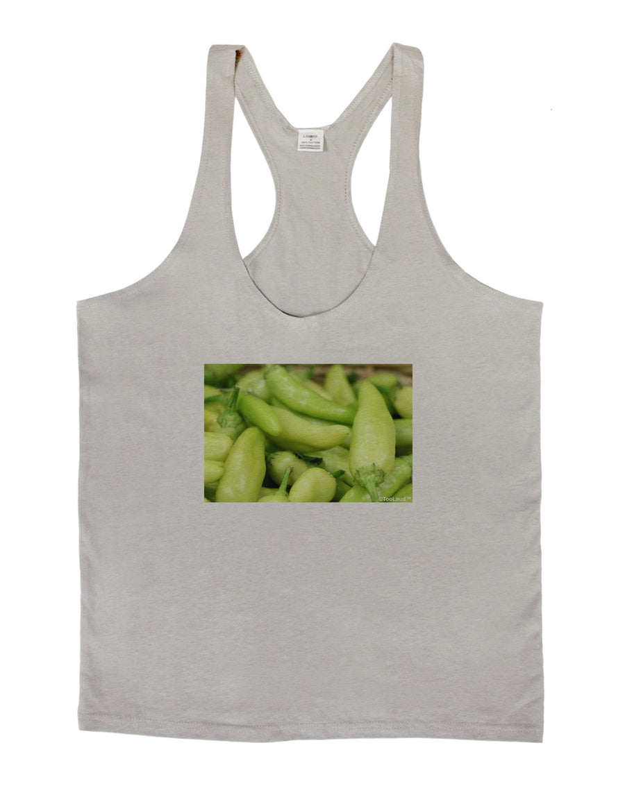 Buy Local - Jalapenos Mens String Tank Top-Men's String Tank Tops-LOBBO-White-Small-Davson Sales