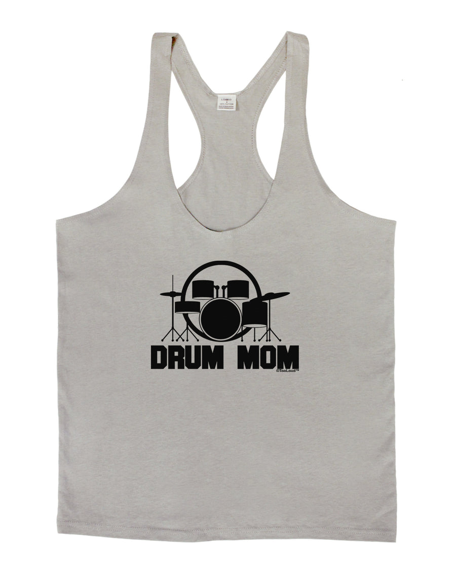 Drum Mom - Mother's Day Design Mens String Tank Top-Men's String Tank Tops-LOBBO-White-Small-Davson Sales