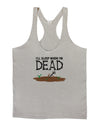 Sleep When Dead Mens String Tank Top-Men's String Tank Tops-LOBBO-Light-Gray-Small-Davson Sales