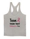 Personalized Team -Name- Breast Cancer Walk - Walking for a Cure Mens String Tank Top-Men's String Tank Tops-LOBBO-Light-Gray-Small-Davson Sales