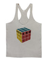 Autism Awareness - Cube Color Mens String Tank Top-Men's String Tank Tops-LOBBO-Light-Gray-Small-Davson Sales