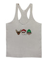 The X-mas Squad Mens String Tank Top-Men's String Tank Tops-LOBBO-Light-Gray-Small-Davson Sales