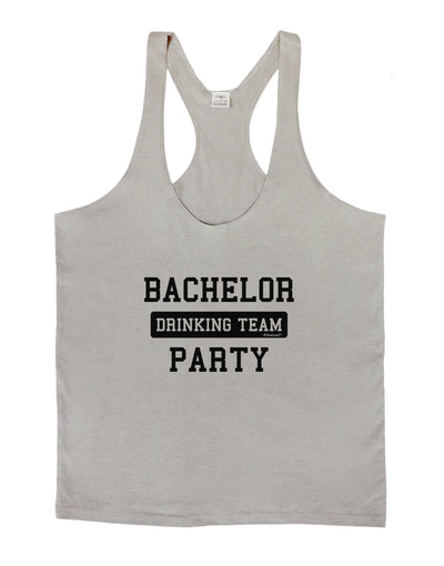 Bachelor Party Drinking Team Mens String Tank Top-Men's String Tank Tops-LOBBO-Light-Gray-Small-Davson Sales