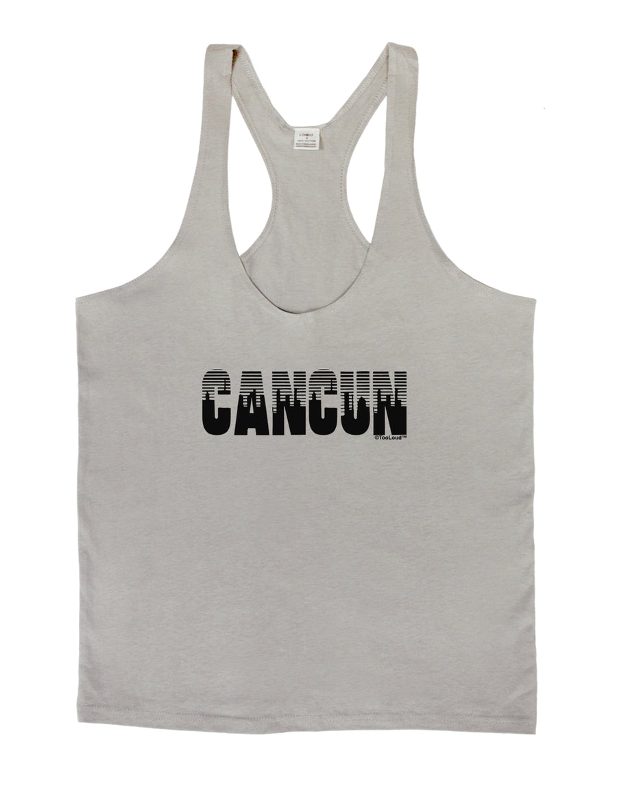 Cancun Mexico - Cinco de Mayo Mens String Tank Top-Men's String Tank Tops-LOBBO-White-Small-Davson Sales