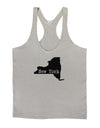 New York - United States Shape Mens String Tank Top by TooLoud-LOBBO-Light-Gray-Small-Davson Sales