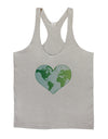 World Globe Heart Mens String Tank Top-Men's String Tank Tops-LOBBO-Light-Gray-Small-Davson Sales