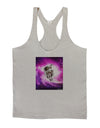 Astronaut Cat Mens String Tank Top-Men's String Tank Tops-LOBBO-Light-Gray-Small-Davson Sales