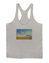 Garden of the Gods Watercolor Mens String Tank Top-Men's String Tank Tops-LOBBO-Light-Gray-Small-Davson Sales