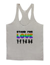 Stand For Love Rainbow Mens String Tank Top-Men's String Tank Tops-LOBBO-Light-Gray-Small-Davson Sales