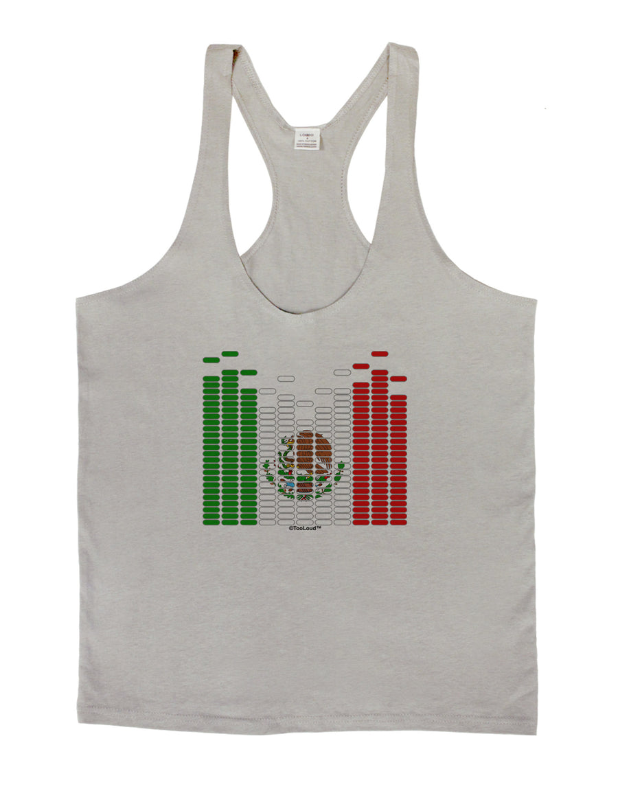 Mexican Flag Levels - Cinco De Mayo Mens String Tank Top-Men's String Tank Tops-LOBBO-White-Small-Davson Sales