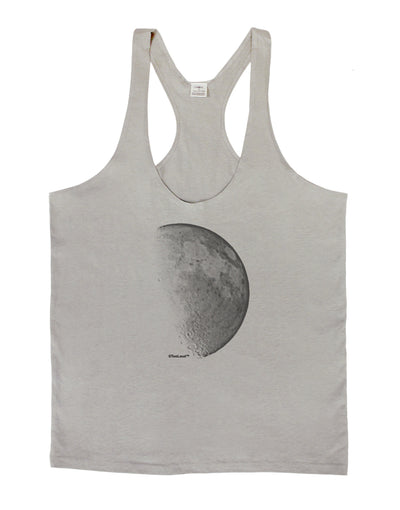 Moon Shadow Mens String Tank Top-Men's String Tank Tops-LOBBO-Light-Gray-Small-Davson Sales