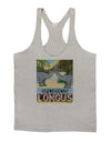 Diplodocus Longus - With Name Mens String Tank Top-Men's String Tank Tops-LOBBO-Light-Gray-Small-Davson Sales