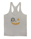 Monocle Jack-o-Lantern Color Mens String Tank Top-Men's String Tank Tops-LOBBO-Light-Gray-Small-Davson Sales