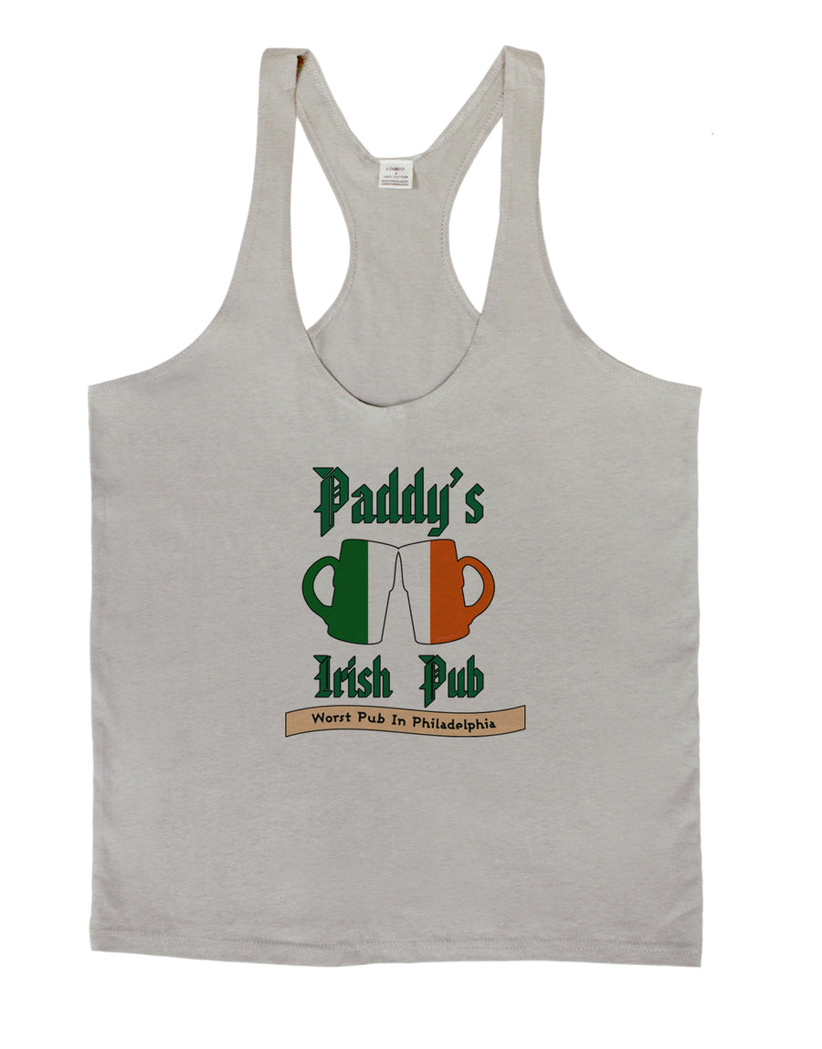 Paddy's Irish Pub Mens String Tank Top by TooLoud-Clothing-LOBBO-White-Small-Davson Sales