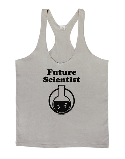 Future Scientist Mens String Tank Top-Men's String Tank Tops-LOBBO-Light-Gray-Small-Davson Sales