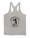 Mermaids Have More Fun - Distressed Mens String Tank Top-Men's String Tank Tops-LOBBO-Light-Gray-Small-Davson Sales