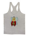 Queen Bee Mothers Day Mens String Tank Top-Men's String Tank Tops-LOBBO-Light-Gray-Small-Davson Sales