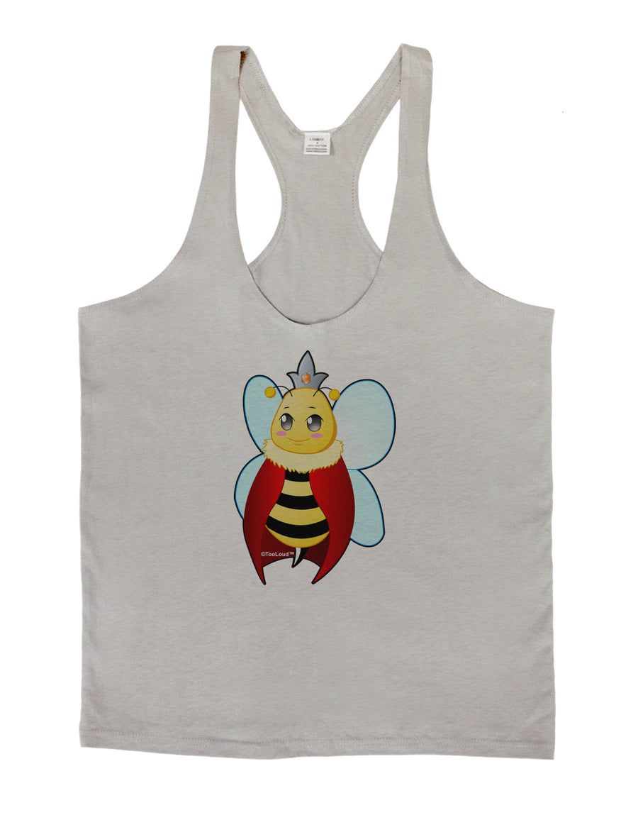 Queen Bee Mothers Day Mens String Tank Top-Men's String Tank Tops-LOBBO-White-Small-Davson Sales