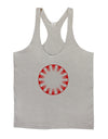 Watercolor Peppermint Mens String Tank Top-Men's String Tank Tops-LOBBO-Light-Gray-Small-Davson Sales