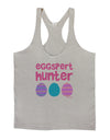 TooLoud Eggspert Hunter - Easter - Pink Mens String Tank Top-LOBBO-Light-Gray-Small-Davson Sales
