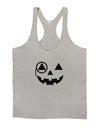 Monocle Jack-o-Lantern B-W Mens String Tank Top-Men's String Tank Tops-LOBBO-Light-Gray-Small-Davson Sales