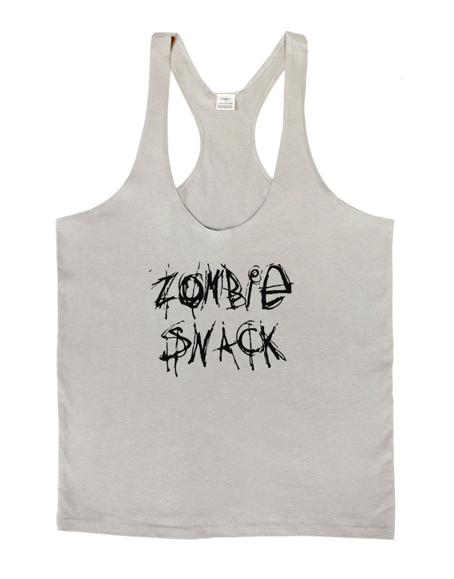 Zombie Snack - Zombie Apocalypse Mens String Tank Top-LOBBO-White-Small-Davson Sales