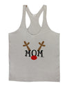 Matching Family Christmas Design - Reindeer - Mom Mens String Tank Top by TooLoud-LOBBO-Light-Gray-Small-Davson Sales