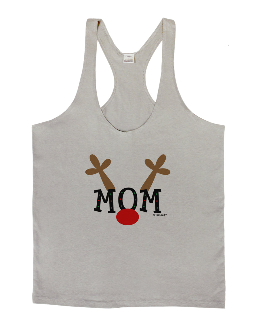 Matching Family Christmas Design - Reindeer - Mom Mens String Tank Top by TooLoud-LOBBO-White-Small-Davson Sales