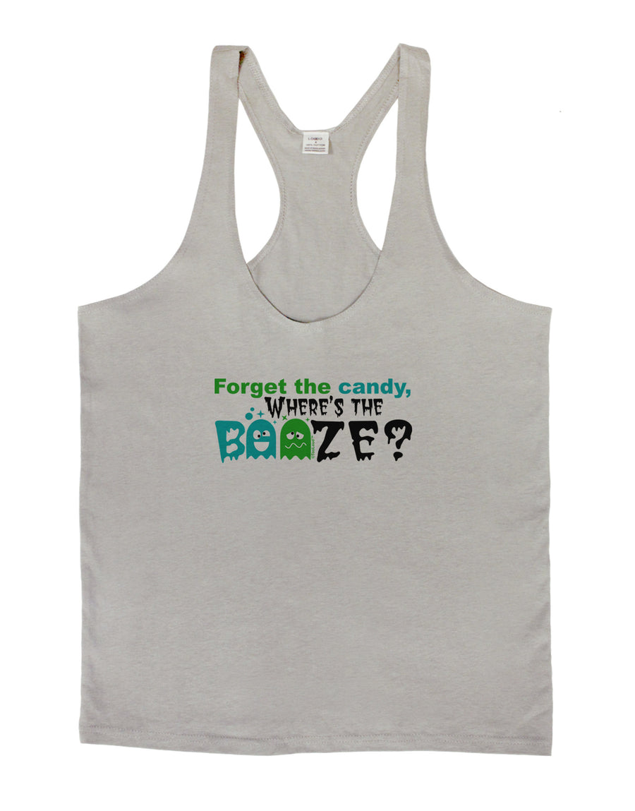 TooLoud Where's The Booze Mens String Tank Top-Men's String Tank Tops-LOBBO-White-Small-Davson Sales