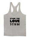 Stand For Love Mens String Tank Top-Men's String Tank Tops-LOBBO-Light-Gray-Small-Davson Sales