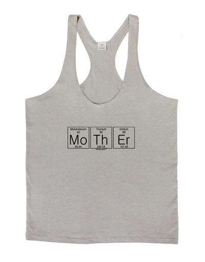 Mother - Periodic Table Mens String Tank Top-Men's String Tank Tops-LOBBO-Light-Gray-Small-Davson Sales