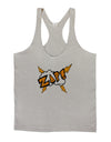 Onomatopoeia ZAP Mens String Tank Top-Men's String Tank Tops-LOBBO-Light-Gray-Small-Davson Sales