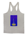 Solo Jellyfish Watercolor Mens String Tank Top-Men's String Tank Tops-LOBBO-Light-Gray-Small-Davson Sales