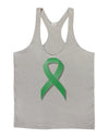 Celiac Disease Awareness Ribbon - Light Green Mens String Tank Top-Men's String Tank Tops-LOBBO-Light-Gray-Small-Davson Sales