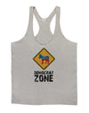 Democrat Zone Mens String Tank Top-Men's String Tank Tops-LOBBO-Light-Gray-Small-Davson Sales